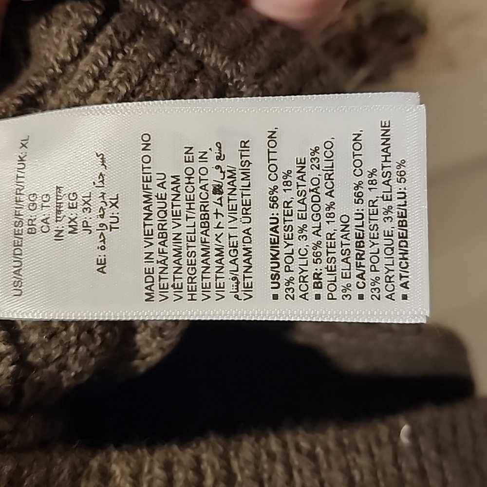 NEW Amazon Essentals soft touch olive cardigan NEW - Picture 5 of 7